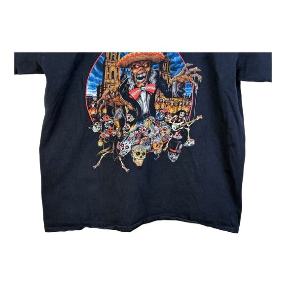 RARE Iron Maiden Legacy Of The Beast Tour Shirt XL Mexico City Night Of The Dead - Picture 3 of 10